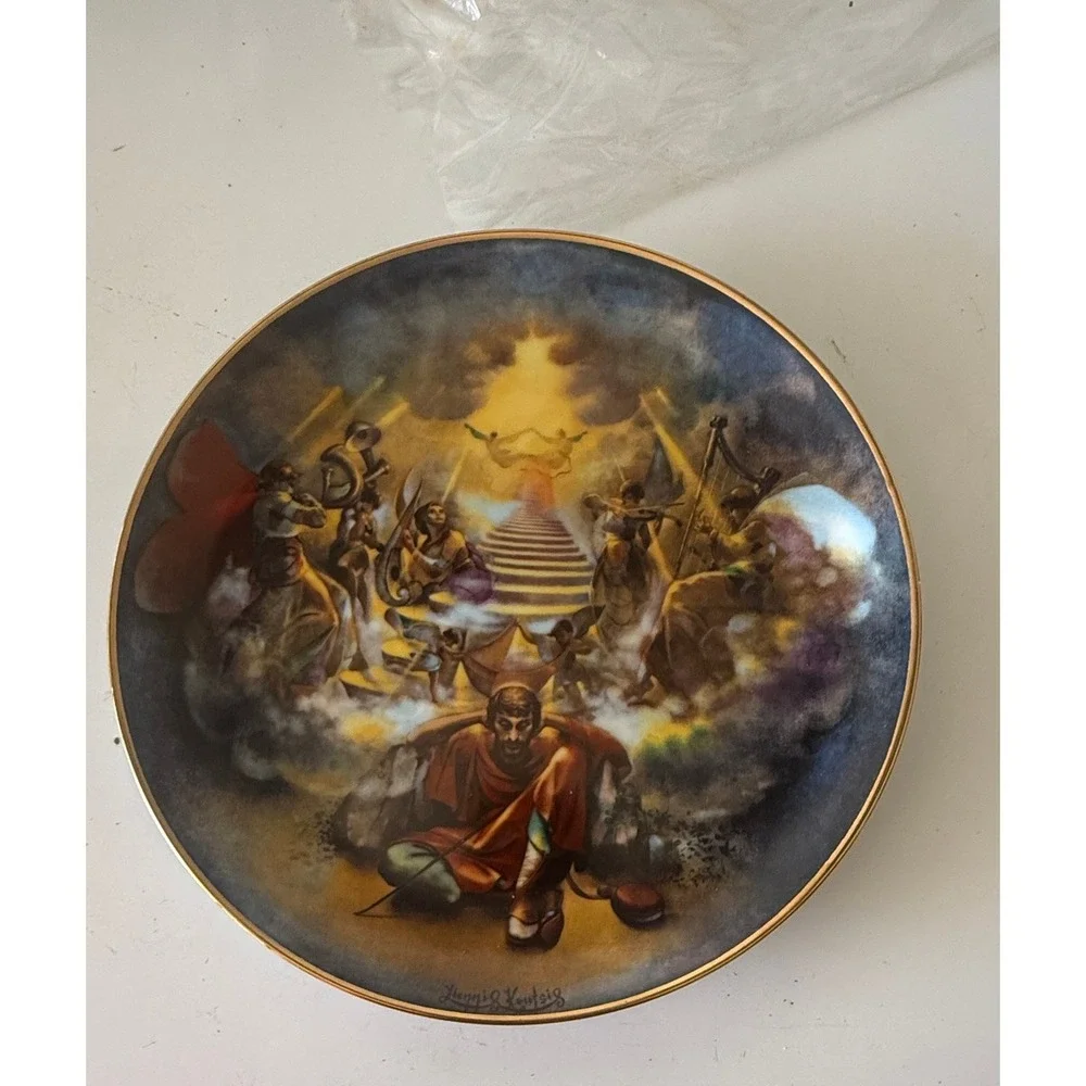 Gianni Vagnetti Vision of St. John Collector Plate